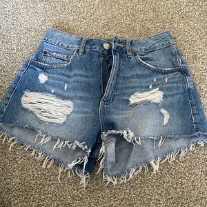 Garage denim shorts